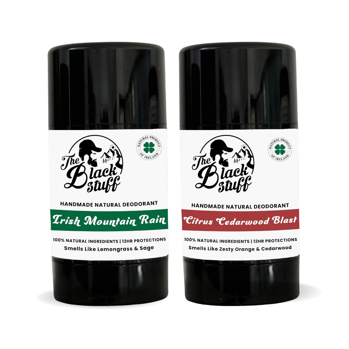 The Black Stuff Irish Mountain Rain deodorant stick for daily freshness