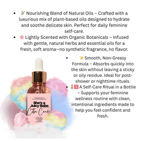 The Blush Spot on-skin application after bathing shows absorption.