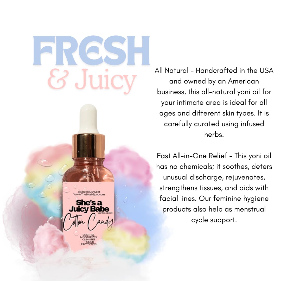 The Blush Spot bottle cap detail suggests easy, mess-free application.