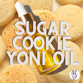 The Blush Spot Yoni Oil on panty liner for everyday use.