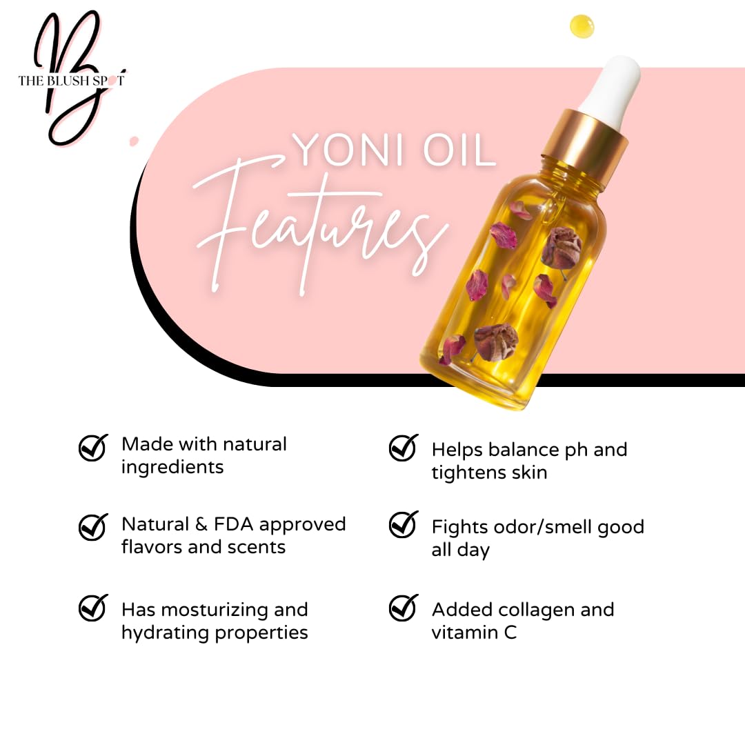 The Blush Spot Sugar Cookie Yoni Oil handcrafted in the USA