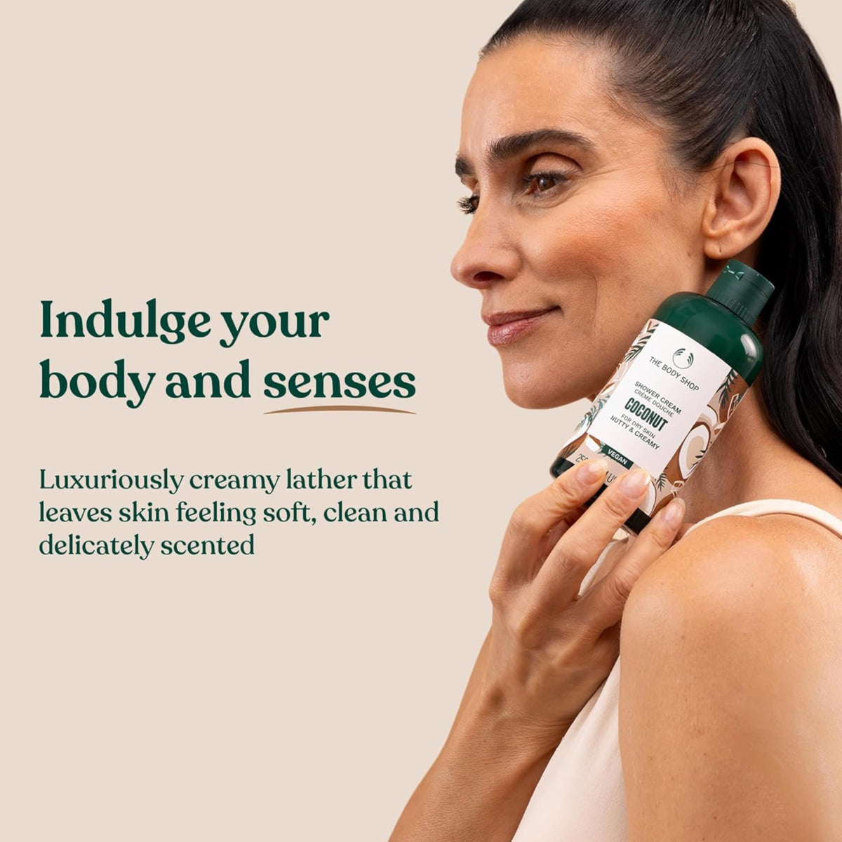The Body Shop Coconut Shower Cream nutty aroma enhances daily showers.