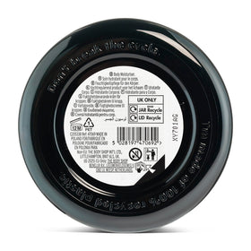 The Body Shop Dewberry Body Butter tub open reveals rich, non greasy formula