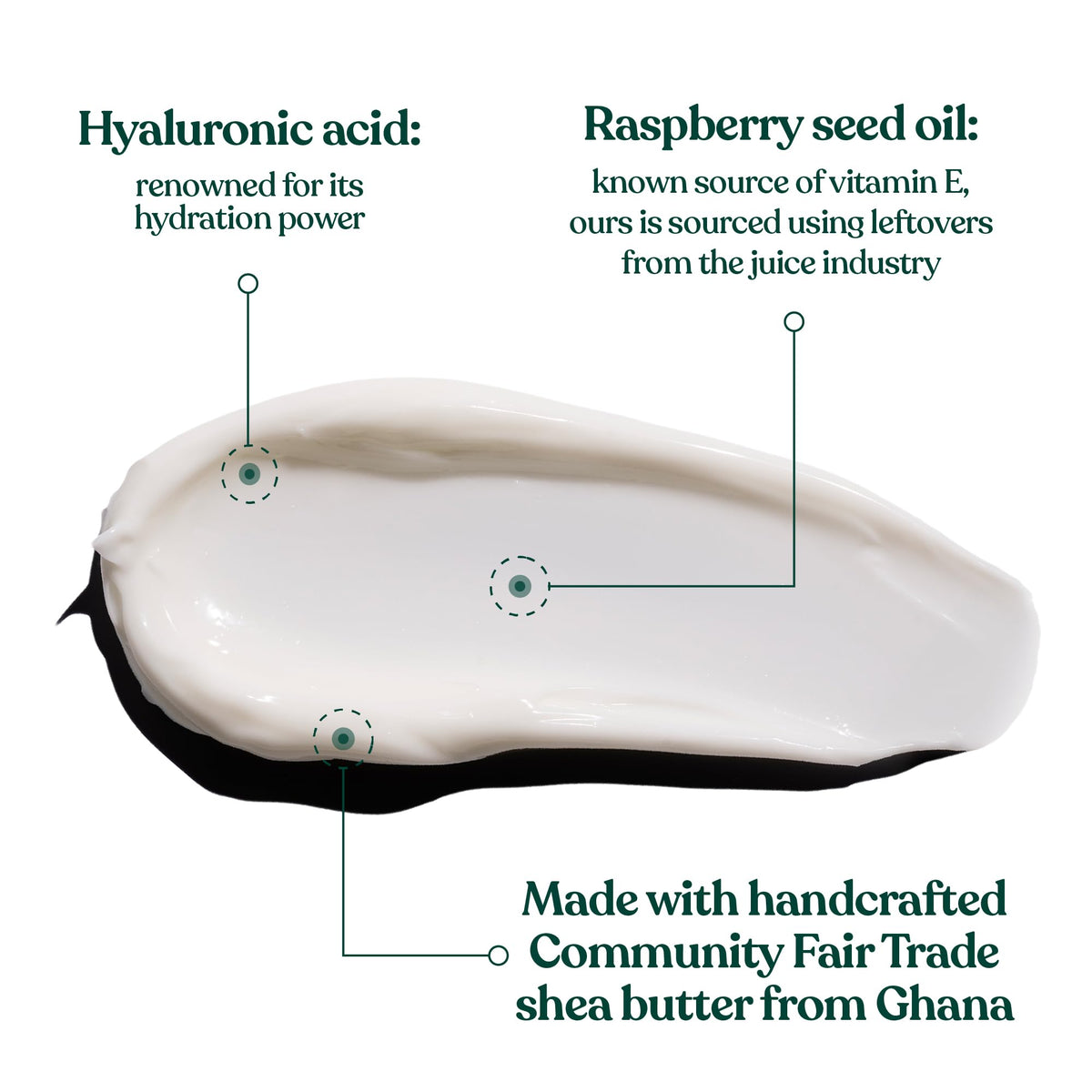 The Body Shop Vitamin E Intense Moisture Cream cap close-up rich, whipped texture.