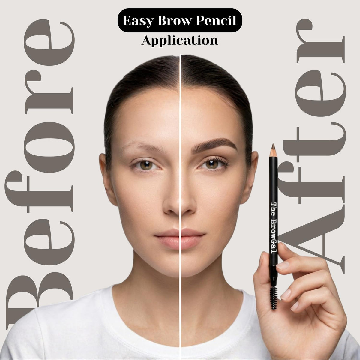 The BrowGal build-your-brow soft-stroke demonstrates layering for daytime to bold looks