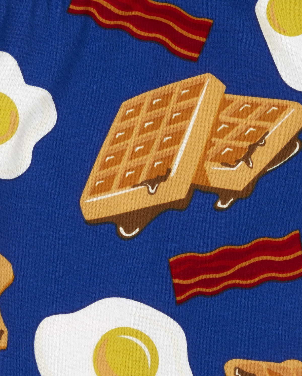 The Children's Place boys waffle fabric close-up shows soft jersey texture