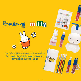 The Crème Shop Miffy bottle styling adds playful vibe to bathroom routine