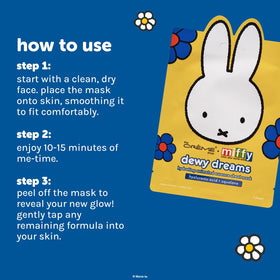 The Crème Shop Miffy Dewy Dreams on display demonstrates bundle value for a routine.