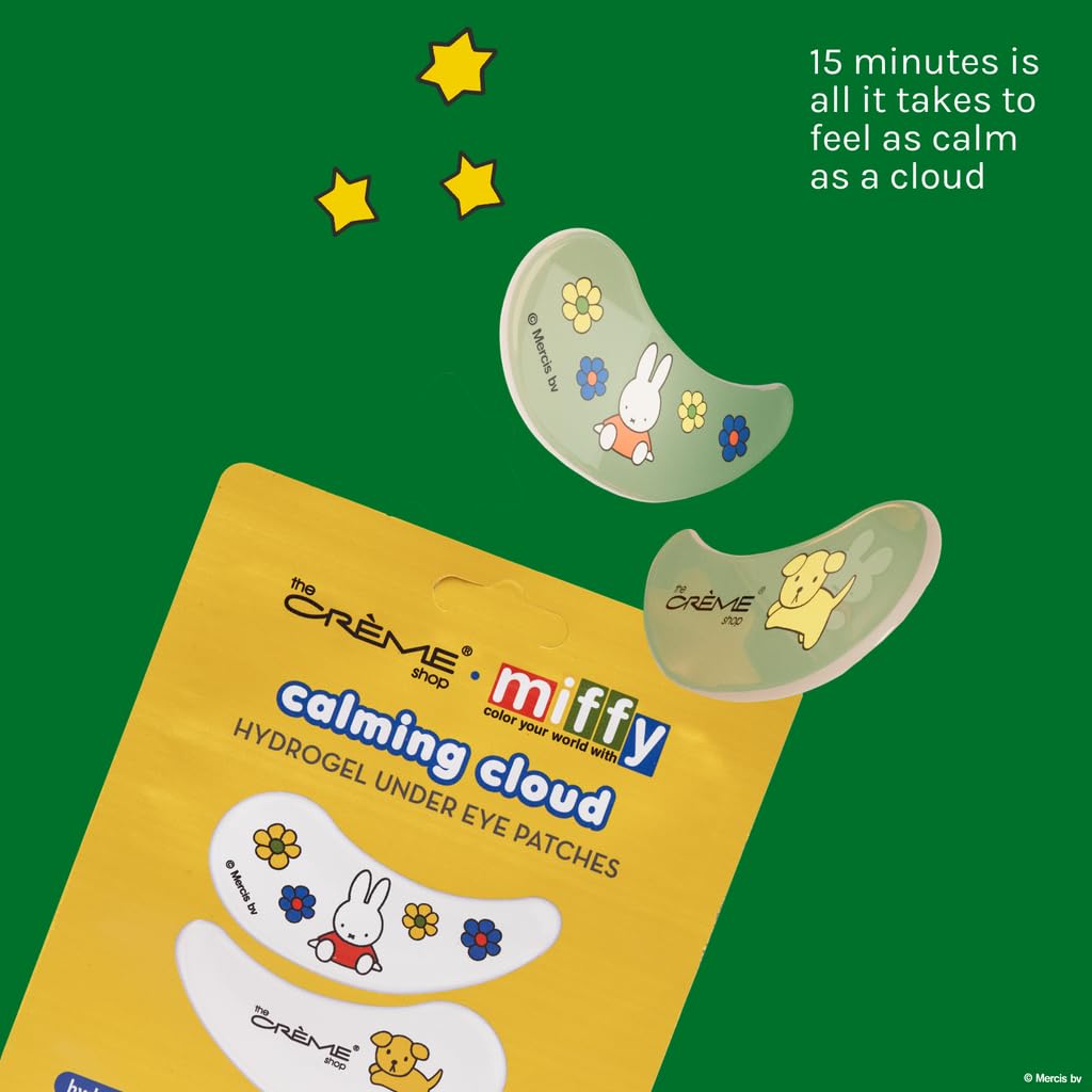 The Crème Shop Miffy lavender-infused patches soothe and brighten tired eyes