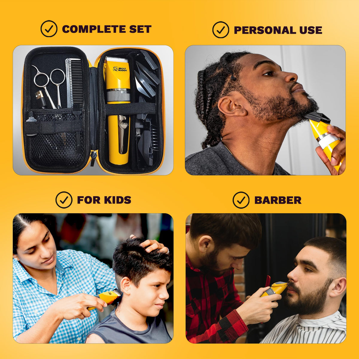 The Cut Buddy waterproof design allows easy cleaning and reliable performance