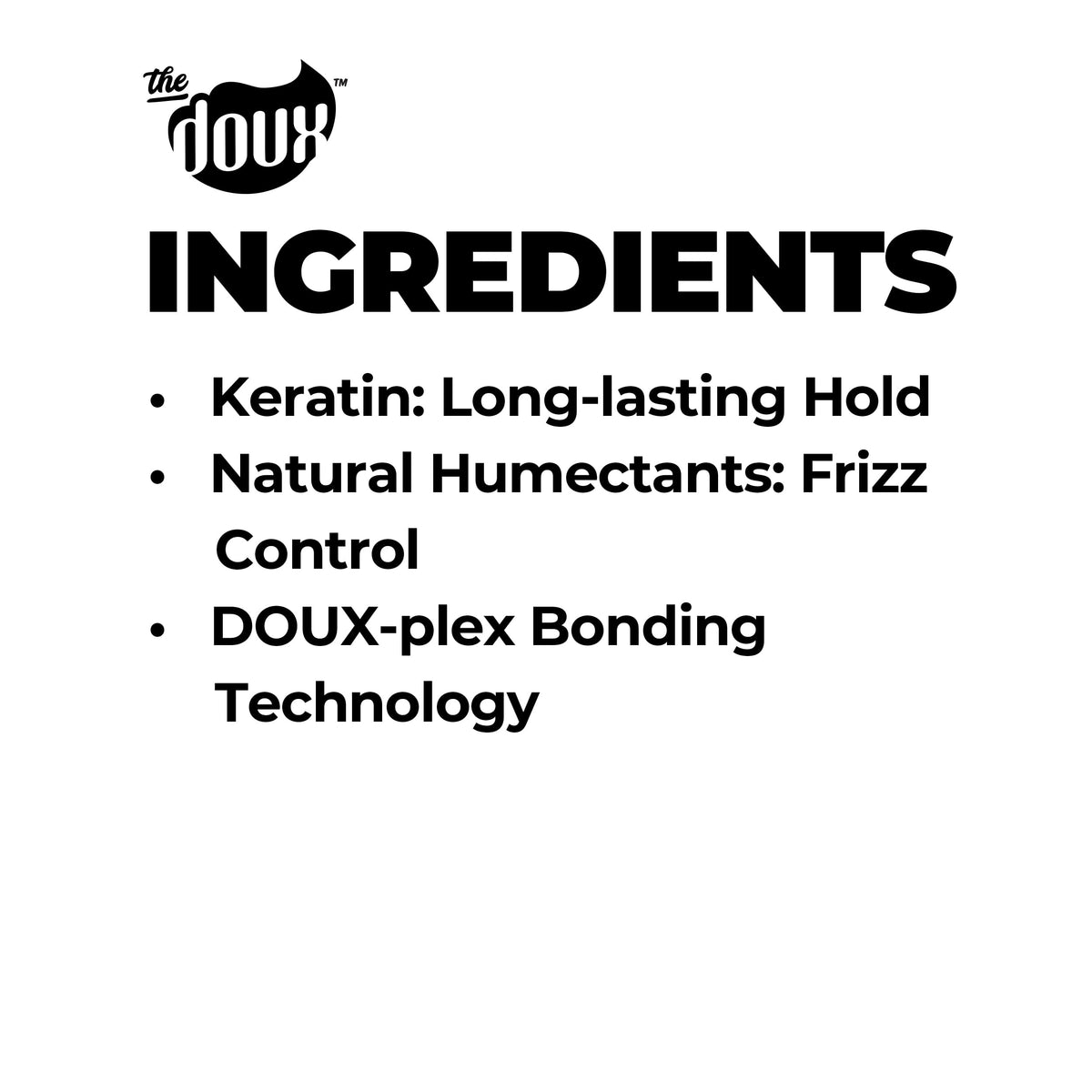 Curly hair after using The Doux Silent Treatment for a smooth, glossy finish.