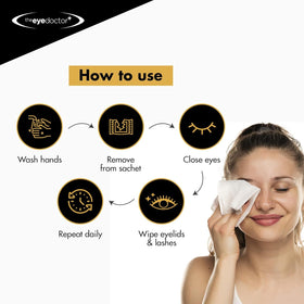 The Eye Doctor preservative-free claim shown on packaging.