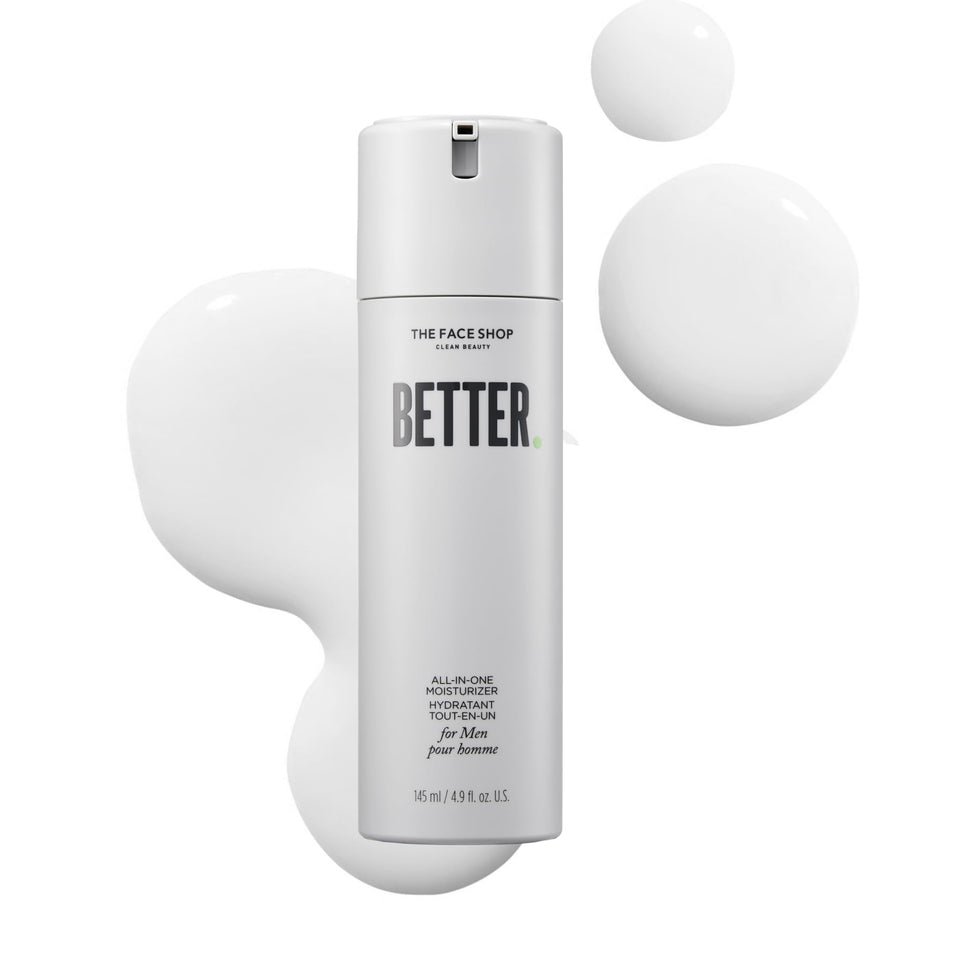 The Face Shop Better All-in-one Man Daily Moisturizer bottle for post-shave hydration and skin comfort