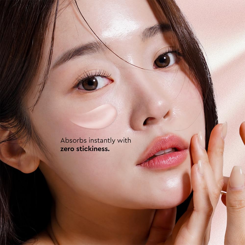 Skin close-up shows improved elasticity and radiant finish after use.