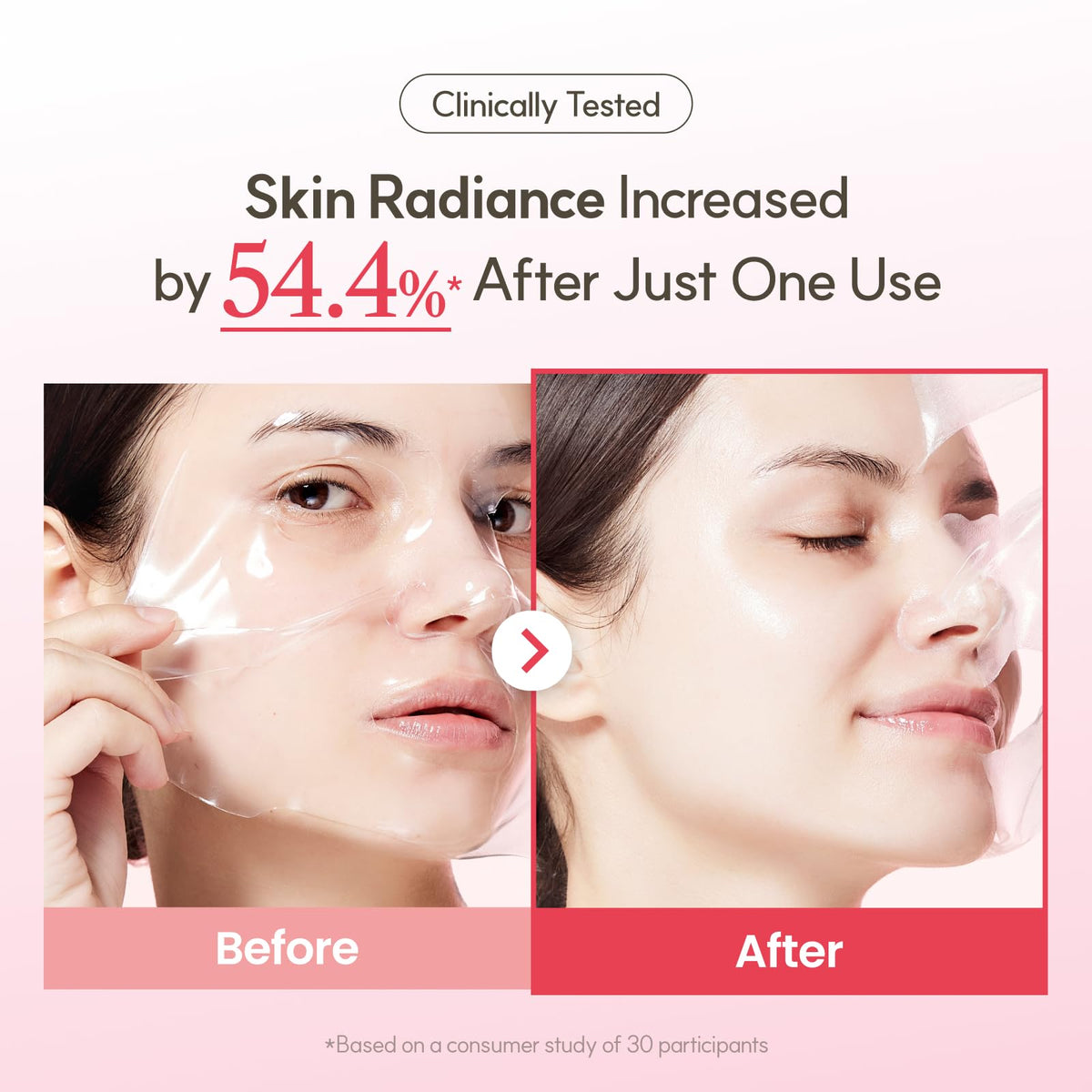 The Face Shop Pink Collagen Wrapping Mask delivers glow and even tone.
