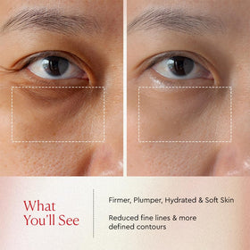 The Face Shop Pomegranate & Collagen Eye Cream drops bottle highlights easy dispensing.