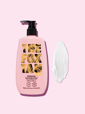 Vegan, cruelty-free formula by The Fox Tan supports ethical skincare.