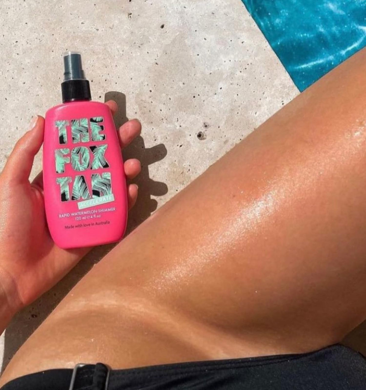 The Fox Tan vegan cruelty-free Australian-made branding on packaging