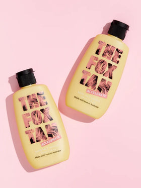 The Fox Tan Rapid Face Tanner vegan and cruelty-free packaging label.