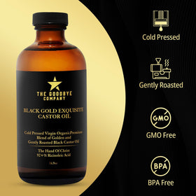 The Goodbye Company JBCO massaged into skin for deep hydration and smooth texture.