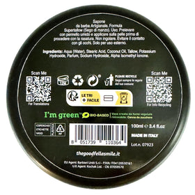 Close-up of rich lather from Inferno delivering a smooth glide.