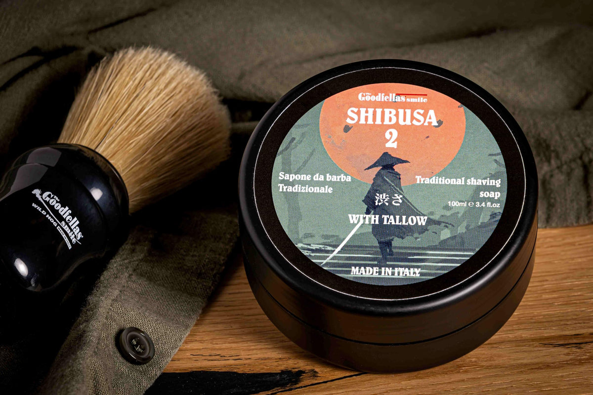 The Goodfellas' Smile Shibusa2 warm tallow soap setup