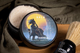 The Goodfellas' Smile SOLO soap shows Italian artisan detail and traditional texture.
