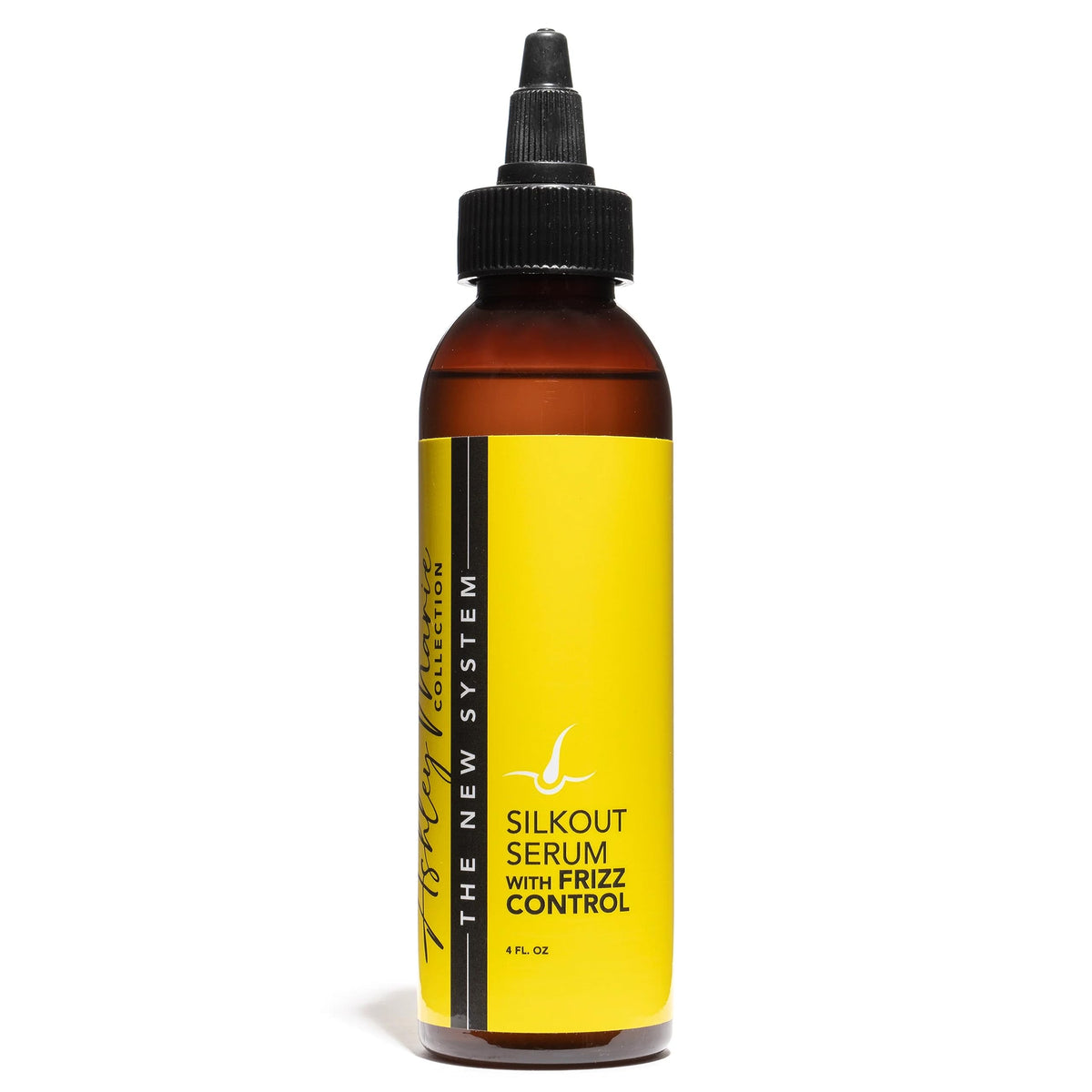 The Hair Diagram Ashley Marie Silk Out Serum bottle front showing frizz control.