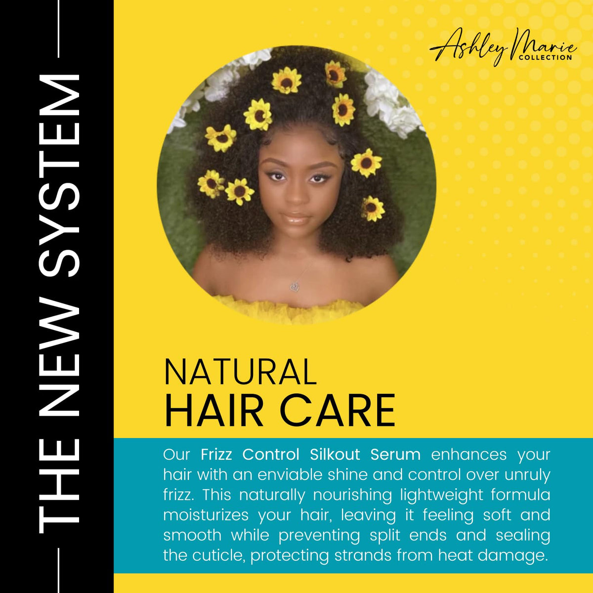 Ashley Marie Silkout Serum provides heat protection while maintaining color vibrancy.