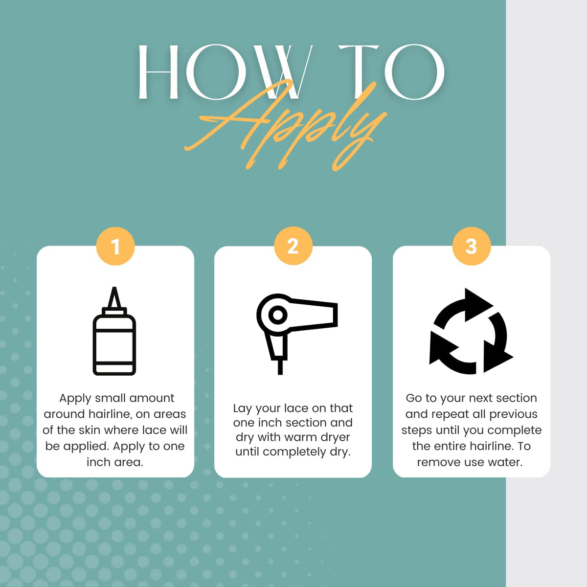 The Hair Diagram Bold Hold Liquid Gold alcohol-free formulation for gentle wear.