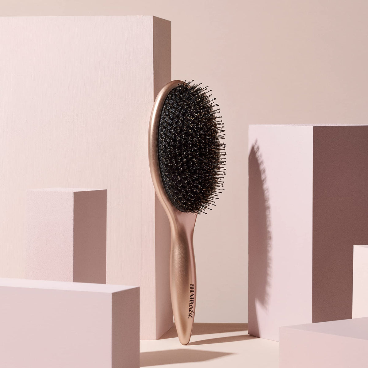 The Hair Edit Finish & Shine works on dry hair for best results.
