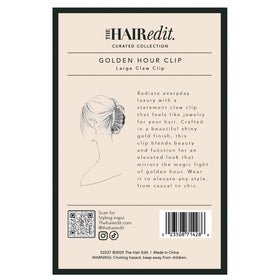 The Hair Edit Golden Hour clip adds everyday-luxe style to any look.