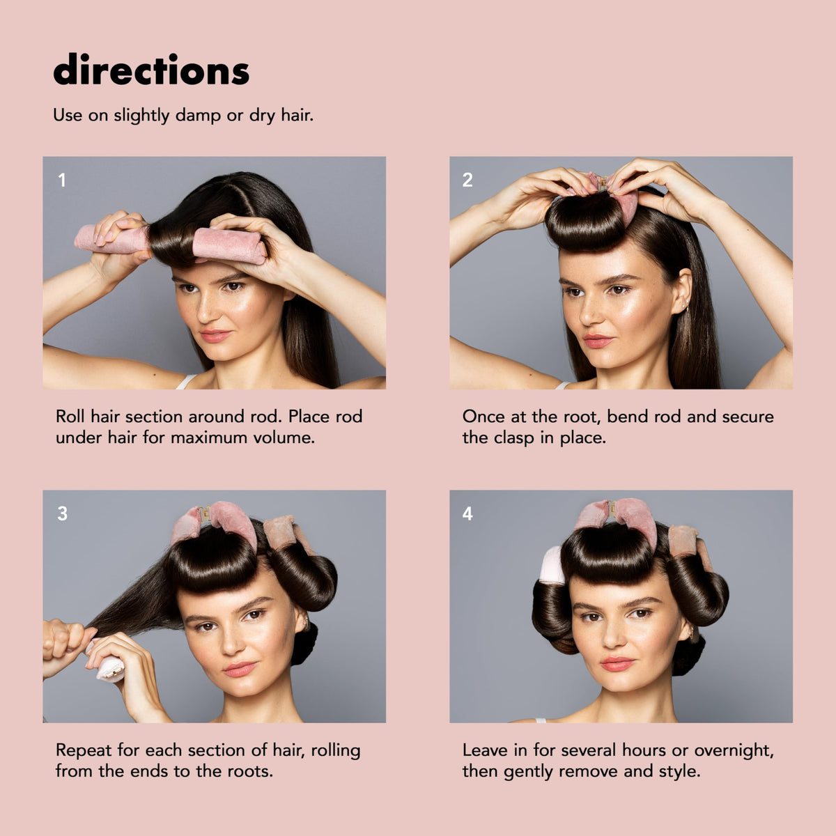 The Hair Edit 10-5 inch rods suitable for long and medium hair