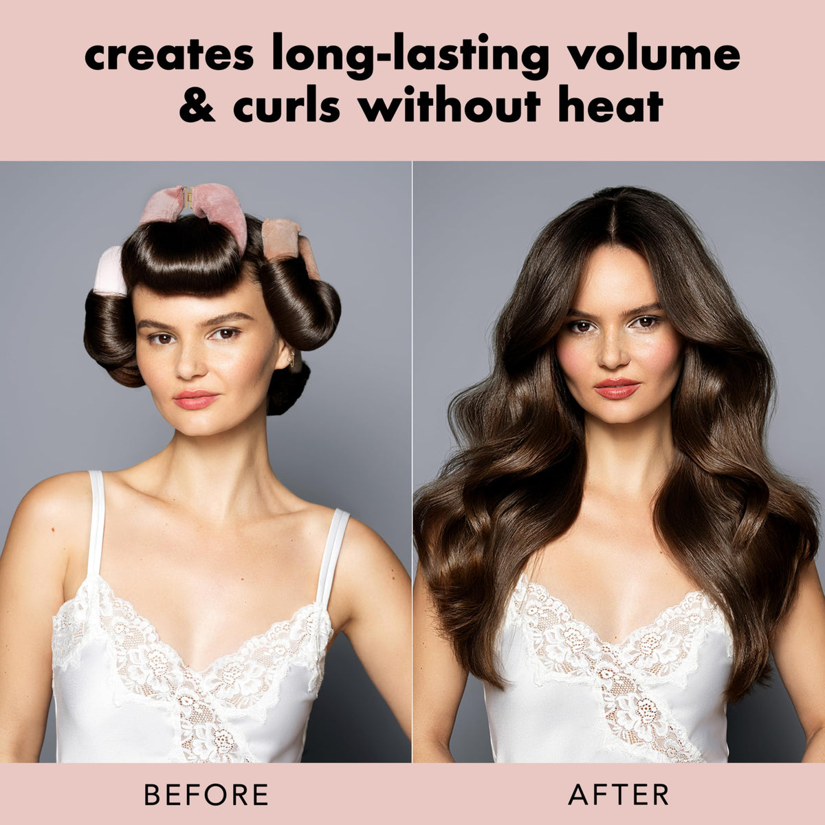 The Hair Edit soft velour wrap securing hair comfortably