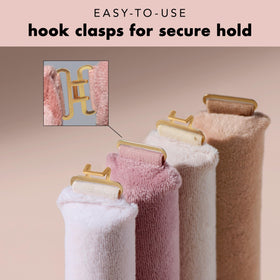 The Hair Edit four-rod set neatly stored in the included bag