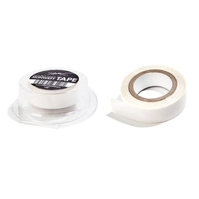 The Hair Shop double-sided tape for skinweft in use for secure extension bonding