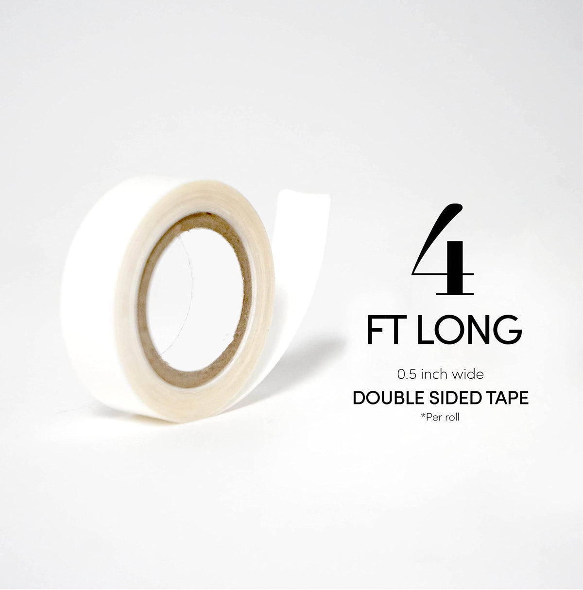 The Hair Shop flexible band tape-in adhesive contours comfortably on skin