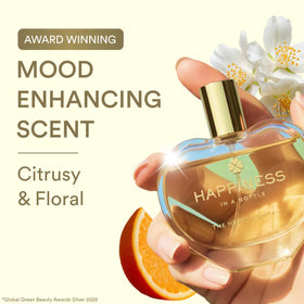 The Heart Company Happiness top notes of mandarin and bergamot awaken the senses