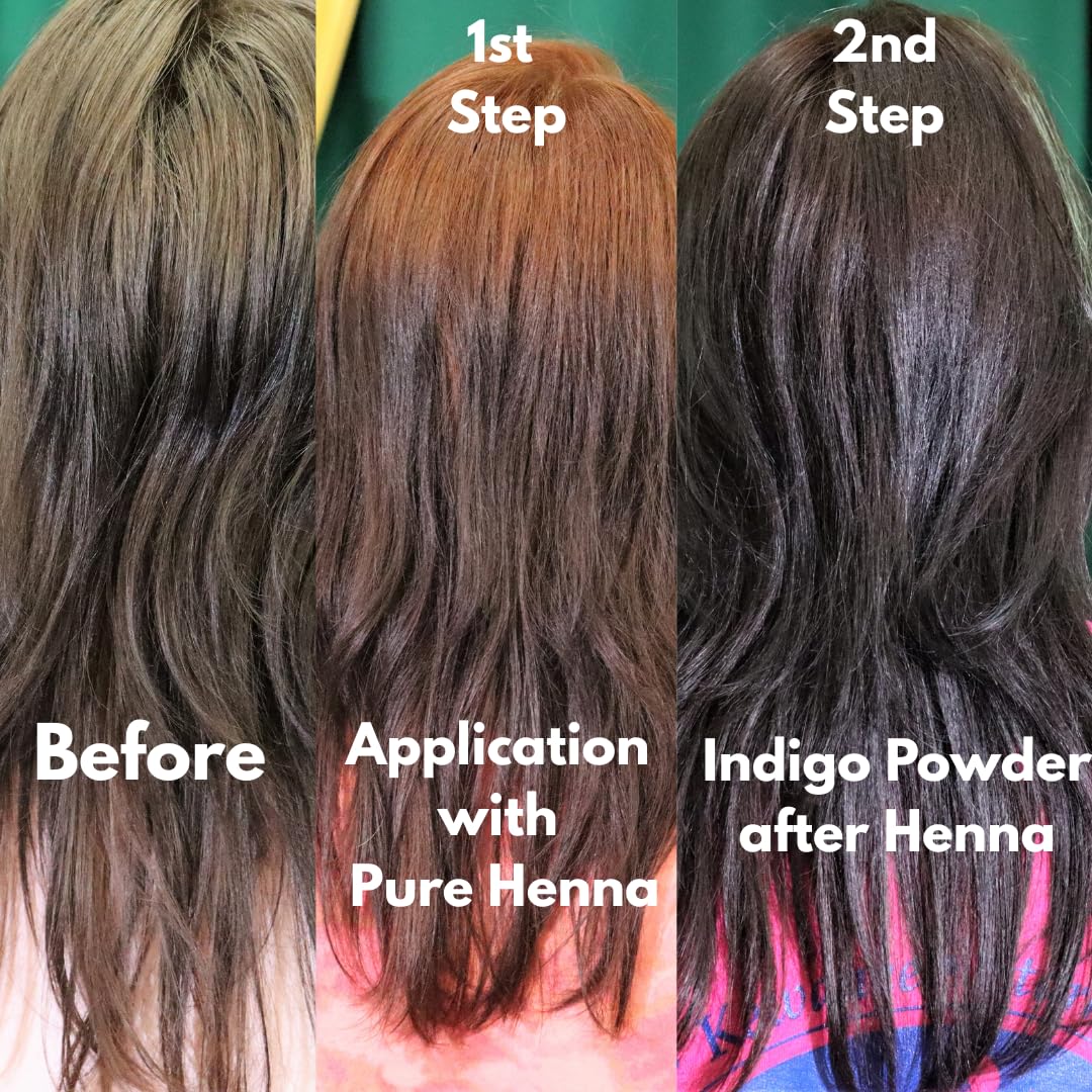 Indigo powder close-up highlights fine texture for even mixing