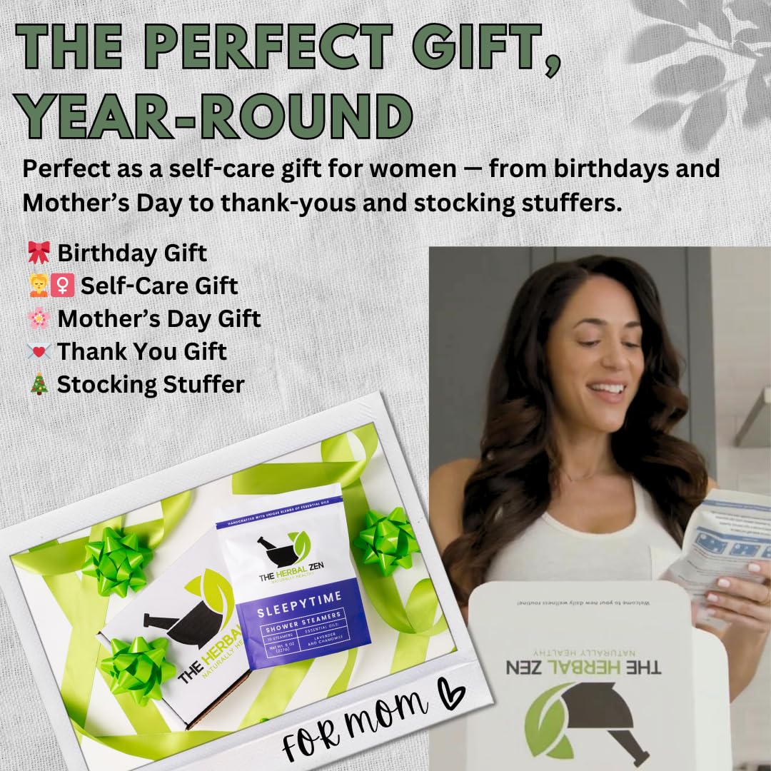 The Herbal Zen dye-free steamers pack on a shelf for freshness
