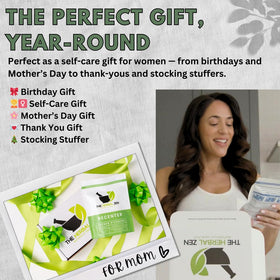 The Herbal Zen Gift-ready Pack shows a thoughtful present for friends and family.