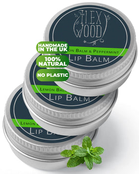 The Ilex Wood lip balm pack front shot for daily moisture