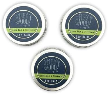 The Ilex Wood minty scent enhances lip balm application and freshness