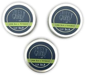 The Ilex Wood minty scent enhances lip balm application and freshness