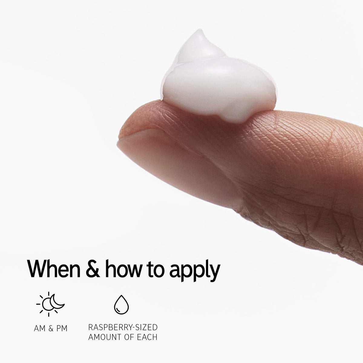 The INKEY List Ectoin Hydro-Barrier Serum being applied demonstrates fast moisture delivery.