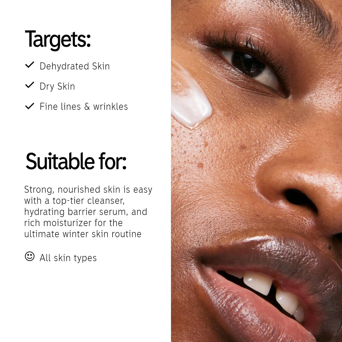 The INKEY List Ectoin Hydro-Barrier Serum bottle highlights deep hydration and barrier support.