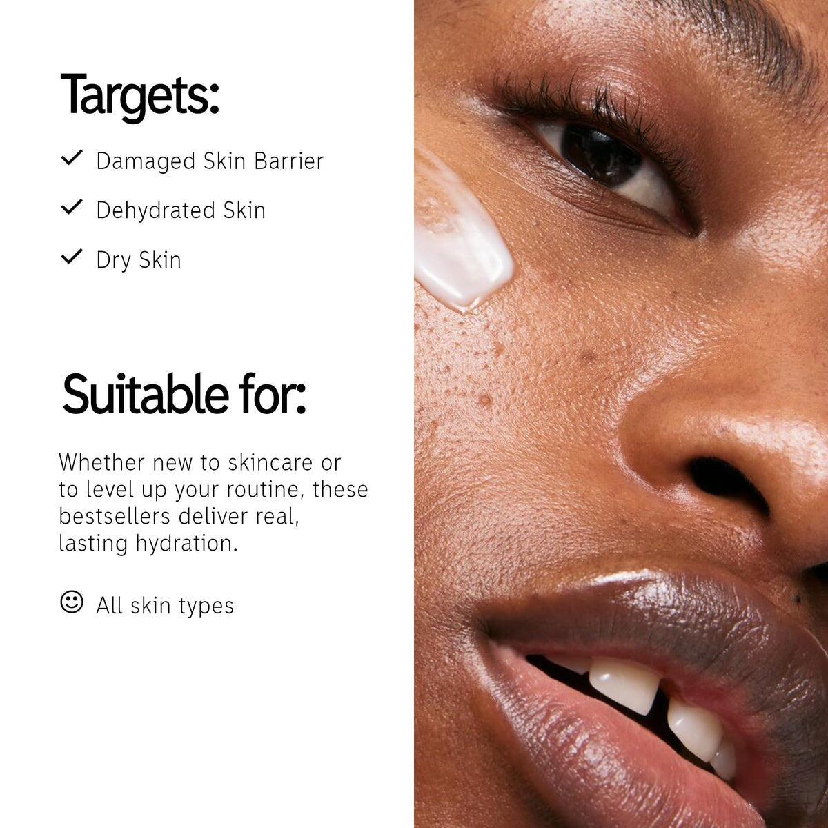 The INKEY List Hyaluronic Acid Serum bottle, instant hydration and plump feel.