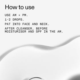 The INKEY List PHA Toner swatch on skin, showing improved texture.