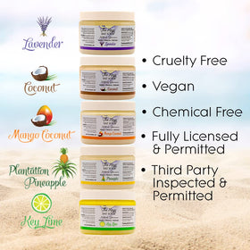 The Keys Salt Scrub bikini-area exfoliation supports gentle cleansing