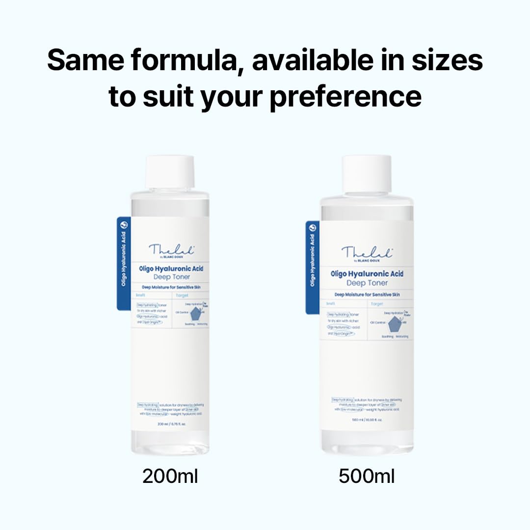 The Lab by Blanc Doux Oligo Hyaluronic Toner part of a Korean skincare routine